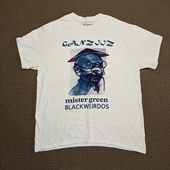 Mister Green x Black Weirdos Ganziiz T-shirt - Picture 1 of 5